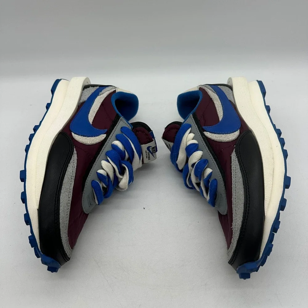 Nike DJ4877-600 Mens 6.5 Maroon Royal LDWaffle x sacai x UNDERCOVER Sneakers